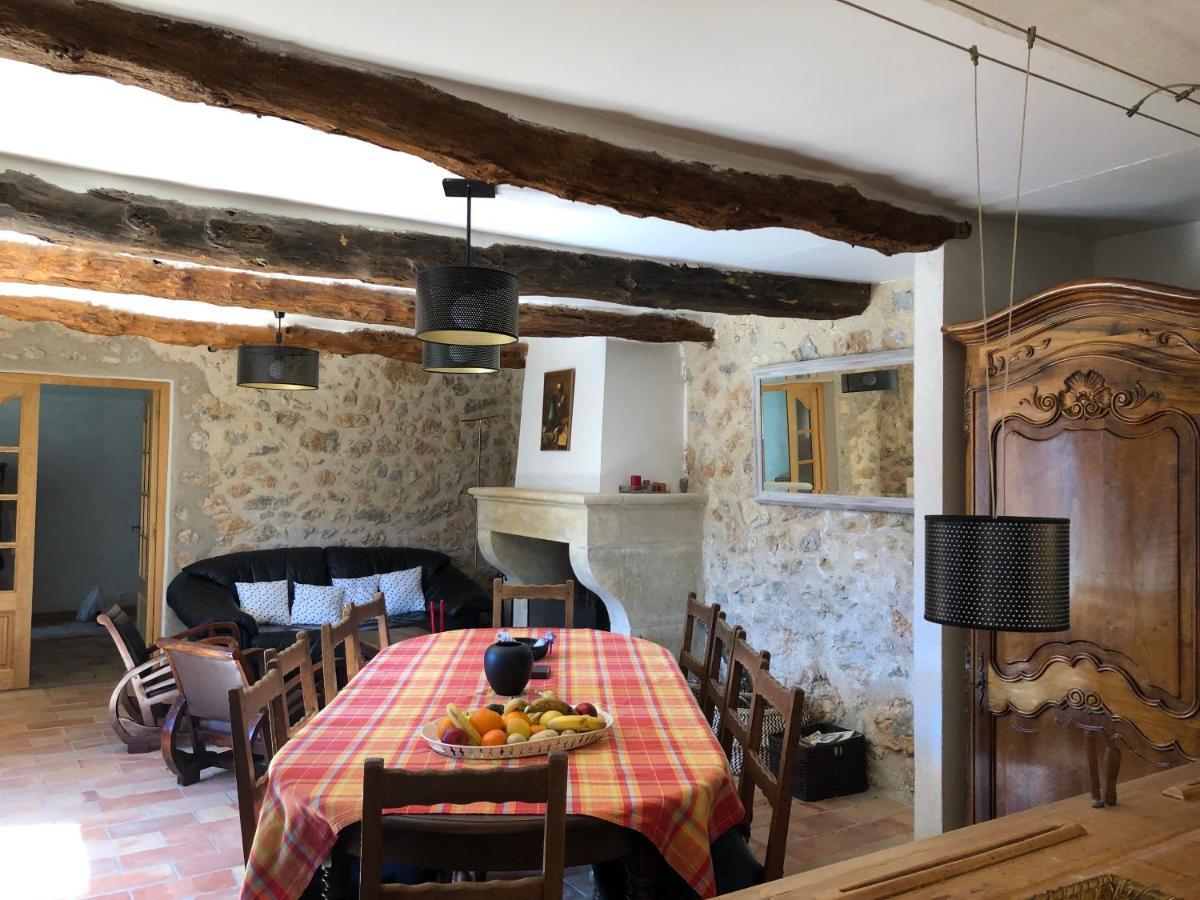 Font Nouvelle Maison De Charme Drome Provencale, 6 Ou 10 Personnes Avec Piscine Plaisians Exterior foto